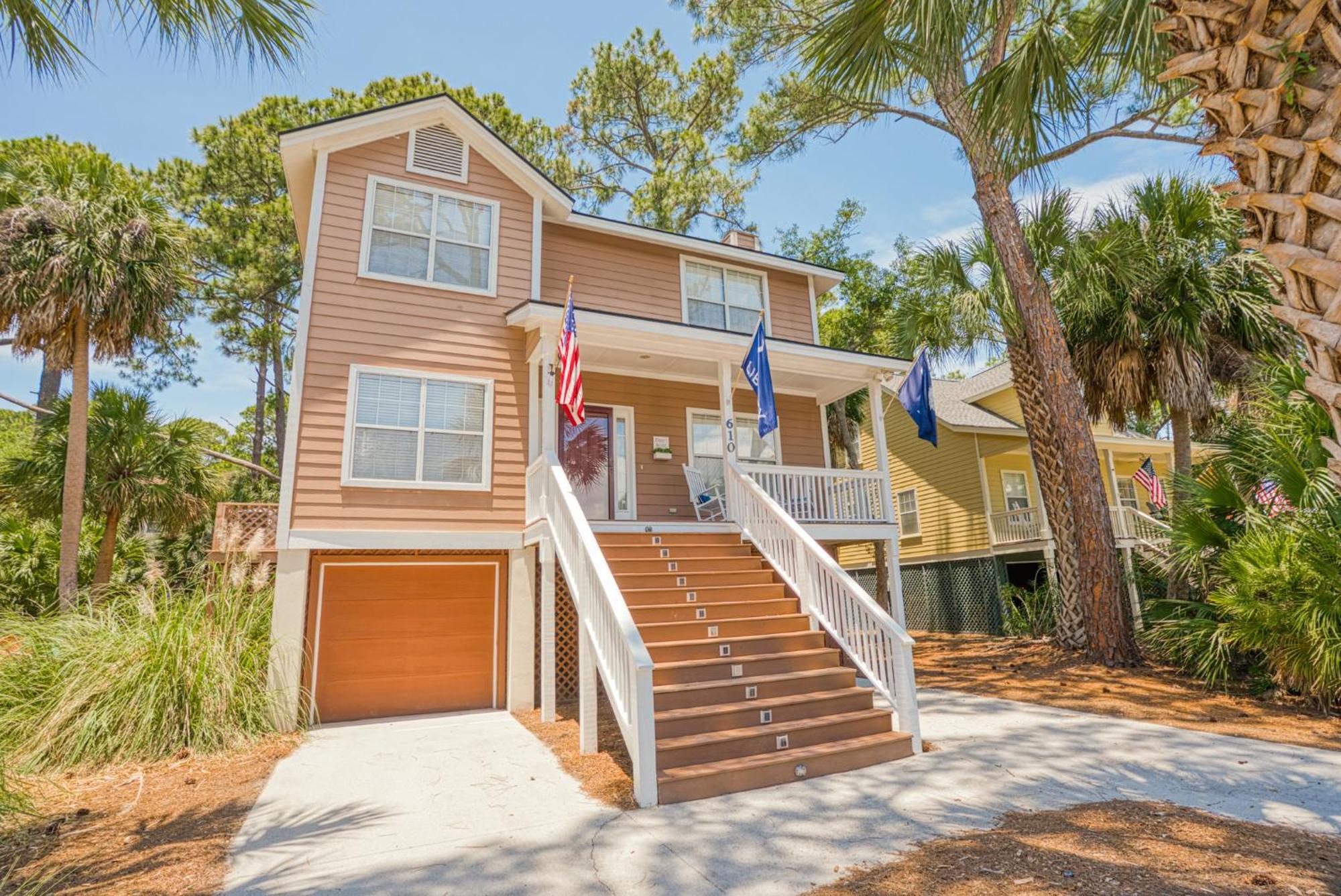 Three Bedrooms - Golf Cart And Amenity Cards Available Fripp Island Экстерьер фото